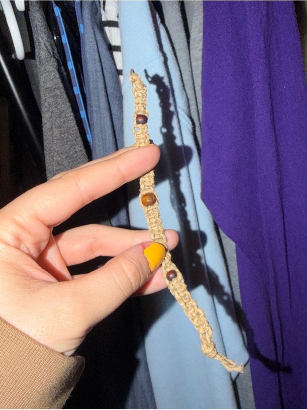 Braided beaded bracelet